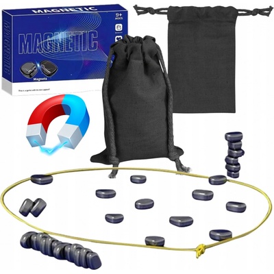 Magnetické šachy SILNÝ SÁČEK Kameny Magnetická hra Rodinná strategická