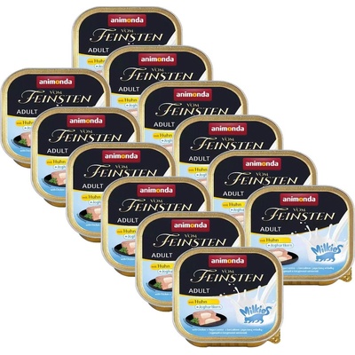 Animonda Vom Feinsten Adult Cat Milkies - пиле с йогуртова сърцевина 12 x 100 г