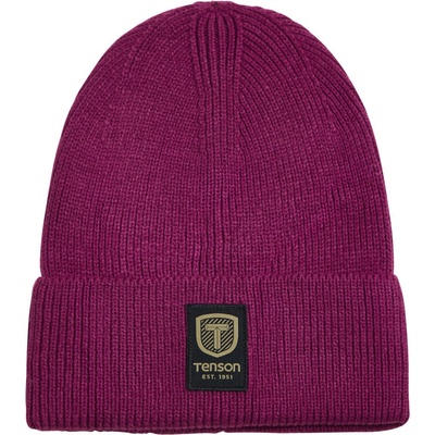Tenson Badge beanie fialový