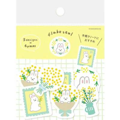 Furukawashiko Flake Seal Rabbit and mimosa