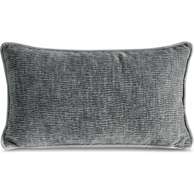 Takoy Povlak na polštář 30x50 cm ocelový z žinylkové látky ROSI-HF-478909 | 30 x 50 cm