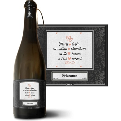 Sablio Pravá láska Prosecco biele suché šumivé víno 10,5 % 0,75 l (holá fľaša)