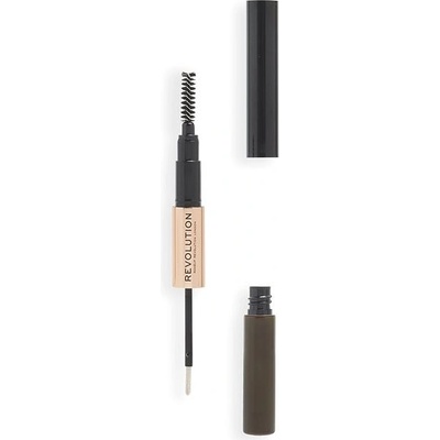Makeup Revolution Colour Adapt Brow Tint farba na obočie Dark Brown 2,5 ml