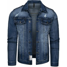 Recea pánska džínsová bunda Puta navy