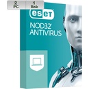 ESET NOD32 Antivirus 2 lic. 12 mes.