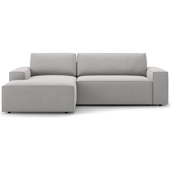 Micadoni Светлосив разтегателен ъглов диван (ляв ъгъл) Jodie - Micadoni Home (MIC_LCF_78_F1_JODIE4)