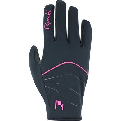 Roeckl Sports Дамски ръкавици Roeckl sports Women's Elena 2 Gloves - Black / Pink - размер 6 (EU) (202-6786-0111)