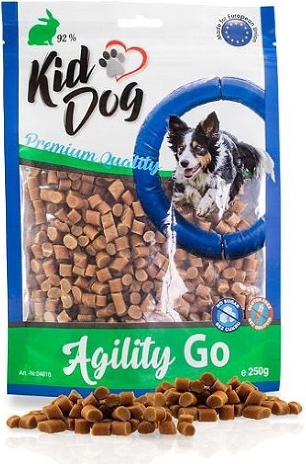 Kiddog AGILITY GO mini kousky s králíkem 250 g Kiddog AGILITY GO mini kousky s králíkem 250 g