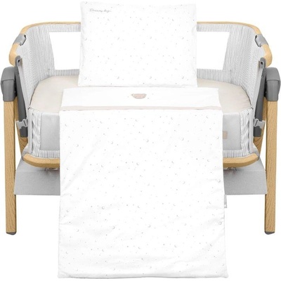 KikkaBoo Бебешки спален комплект за мини-кошара 5ч Dream Big Beige (kikka-41101050061)