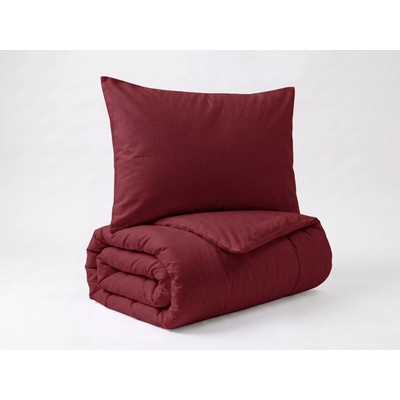 Brotex Obliečky bavlna UNI vínové 200x200 70x90