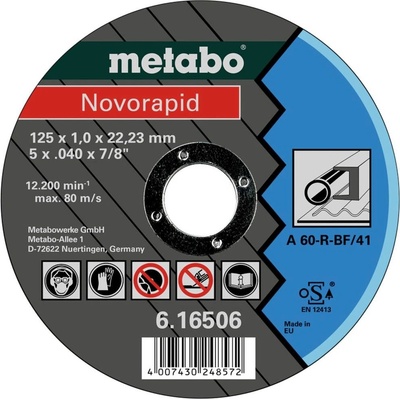 Metabo 616506000 řezný kotouč rovný 125 mm 25 ks list, Profily