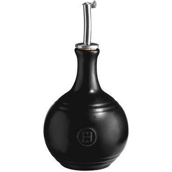 Emile henry (Франция) Керамична бутилка за оцет emile henry vinegar cruet с дозатор - цвят трюфел (eh 0216-71)