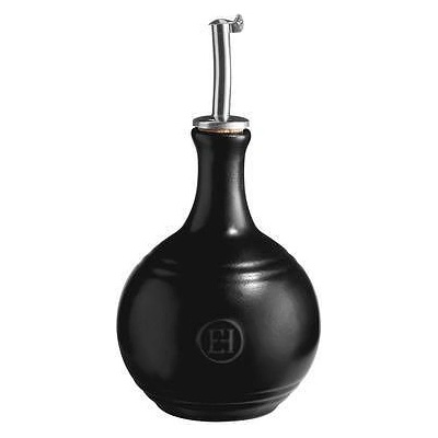 Emile henry (Франция) Керамична бутилка за оцет emile henry vinegar cruet с дозатор - цвят трюфел (eh 0216-71)