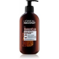L'Oréal Paris Men Expert Barber Club tisztító gél szakállra arcra és hajra 200 ml