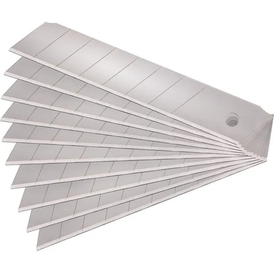 Extol Резервно острие за нож за тапети, 10 броя, 25x126x0, 7 mm, чупливо, стомана SK4, HRC 64, троен режещ ръб