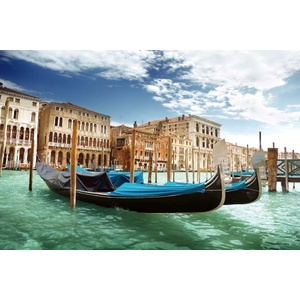 DIMEX ART Флизелинов фототапет гондоли във венеция 375 x 250 см
