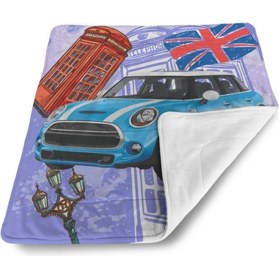 Sablio Detská deka pre bábätko Mini sedan Londýn
