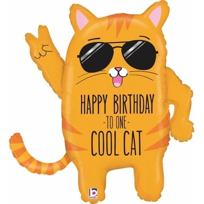 Smart balloons BALÓNIK fóliový Cool Cat 84cm