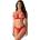 Obsessive Cupide Desir 2-pcs Crotchless Set Red L/XL