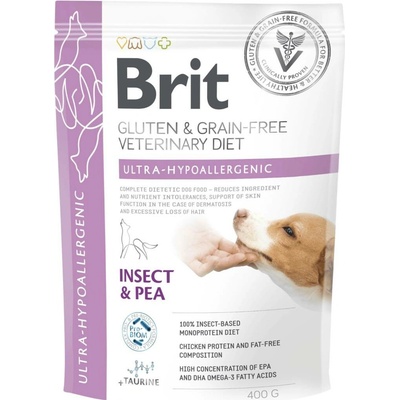 Brit Veterinary Diet Dog Grain Free Ultra-Hypoallergenic 0,4 kg