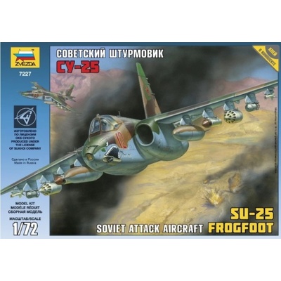 Zvezda Model Kit letadlo 7227 SU-25 32-7227 1:72