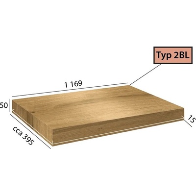 Karndean International Ecoline Step - 2 BL schod s nosom 9592 Dub kráľovský prírodný