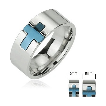 Steel Edge ocelový prsten Spikes 1543