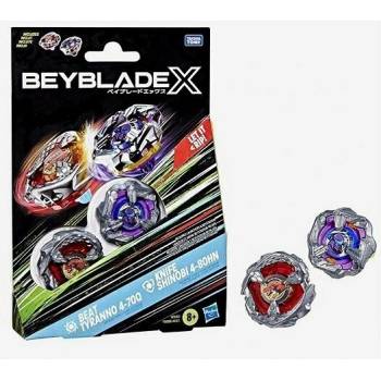 Beyblade x Beat Tyranno 470Q and Knife Shinobi 4 80HN Dual Pack