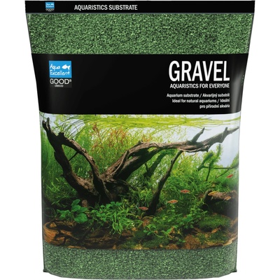 Aqua Excellent piesok olivovo zelený 1,6-2,2 mm 3 kg