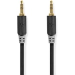 Nedis CABW22000AT05 стерео аудиокабел 3, 5 мм стерео жак - щепсел, позлатен, 0, 5 м (CABW22000AT05)