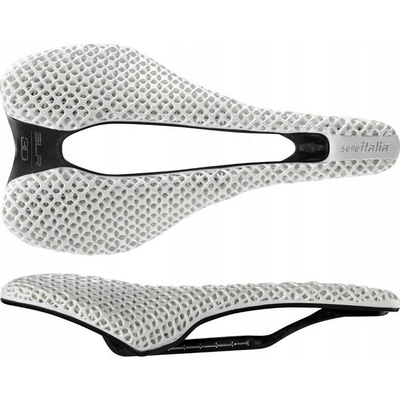 Selle Italia sedlo SLR Boost 3D Kit Carbonio Superflow S3 bílé