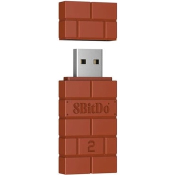 8BitDo USB Wireless Adapter 2 Brown