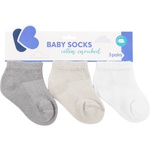 Kikkaboo Бебешки летни чорапи Kikkaboo - Grey, 6-12 m (31110010185)