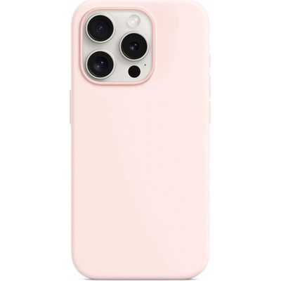 engaroGuard iPhone 15 Pro Silicone Case s MagSafe - Light Pink design (ružový)