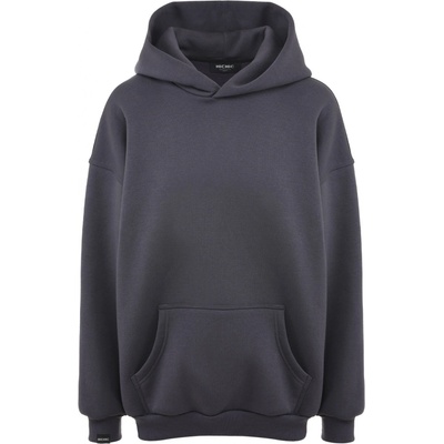 Hichic Moodie oversized mikina s kapucí antracit