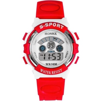 HONHX Детски часовник honhx s-sport, Дигитален, Червен (honhx-63101-red)