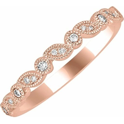 Eppi diamanty ve zlatém eternity prstenu Sango R34914