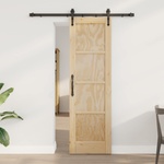 vidaXL Преплъзваща се врата ORKDAL 61 x 198, 5 см Натурално (3445593)