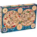Black Sea Пъзел Black Sea от 500 части - Небесна карта, 1670 г. , Фредерик де Вит (BS82230)