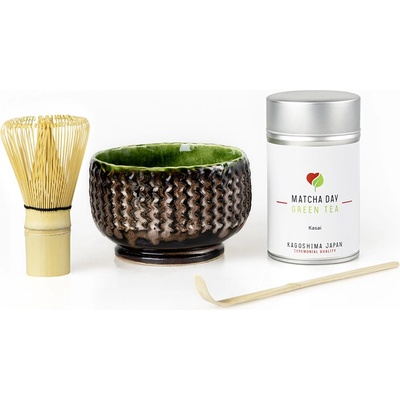 Matcha Day Bio Kasai hnedá plechovka 50 g