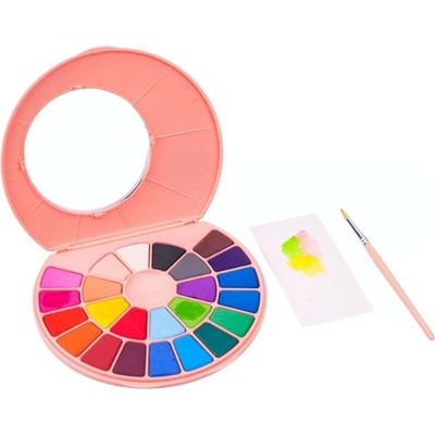 HIMI akvarelové barvy Solid 24 Colours in Pans (Pink Edition) – Sleviste.cz