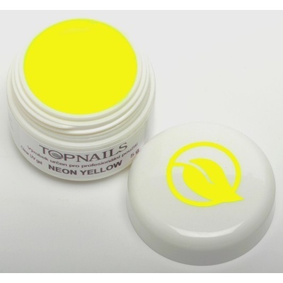 Topnails UV gél farebný neónový žltý 519 5g