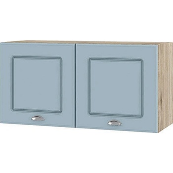 ИРИМ Горен кухненски шкаф Сити АРФ-Деним мат-06-108 80 см