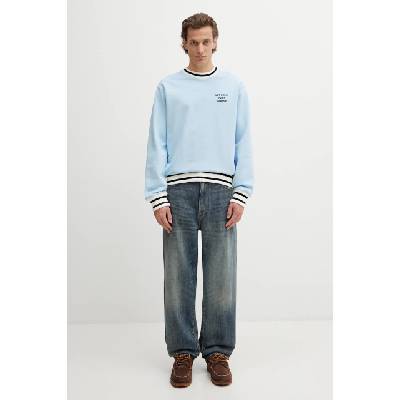Drôle de Monsieur Памучен суичър Drôle de Monsieur Slogan Sport (J.SW140.CO127.LBE)