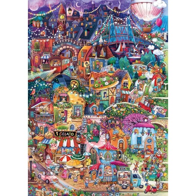 Heye - Puzzle Happy Town: Good Evening! - 1 000 piese