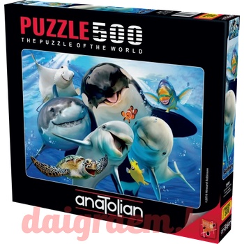 Image 1 of Anatolian Пъзел anatolian 3585 - 500 части - Океанско селфи (p3585)
