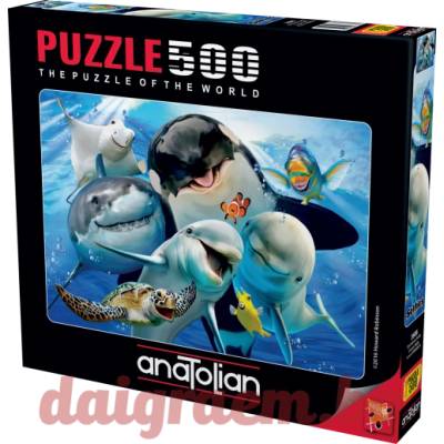 Anatolian Пъзел anatolian 3585 - 500 части - Океанско селфи (p3585)