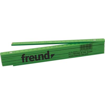 FREUND Dřevěný skládací metr se pružinou (01800000)
