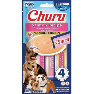 Churu Dog Fish Salmon Recipe 4 x 14 g