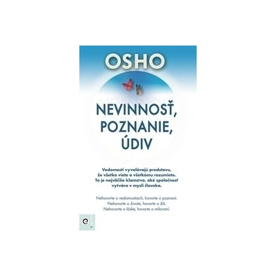 Nevinnosť, poznanie, údiv - Osho SK